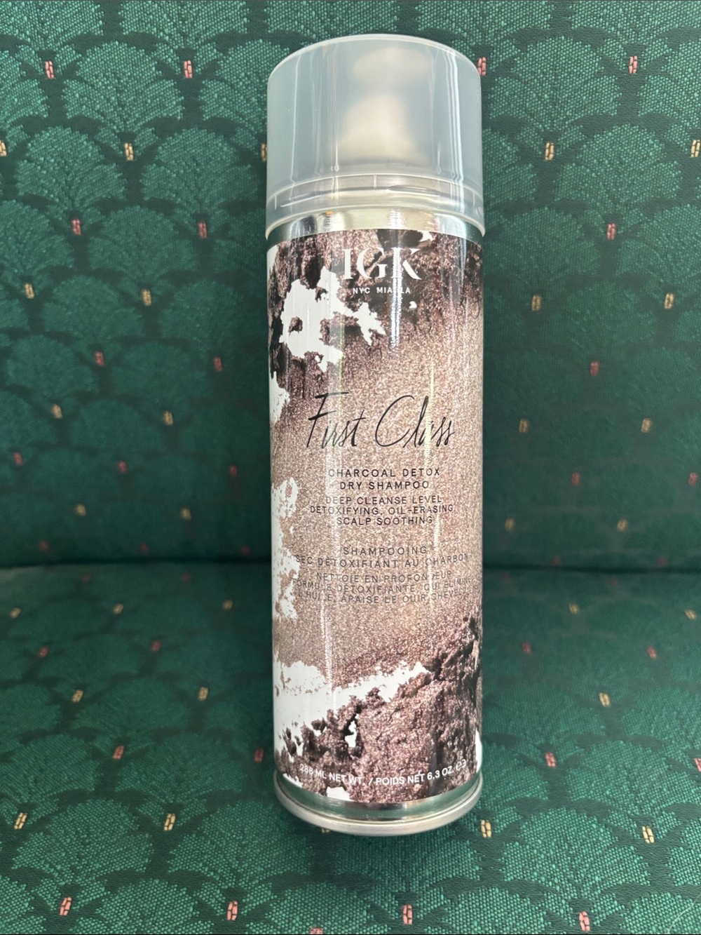 IGK First Class Charcoal Detox Dry Shampoo - Brown & White